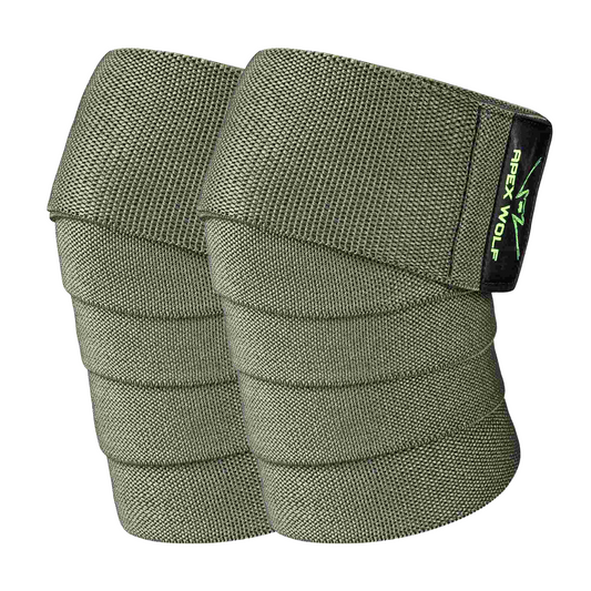 FortiFlex Knee Wraps (Pair) – Tactical Green
