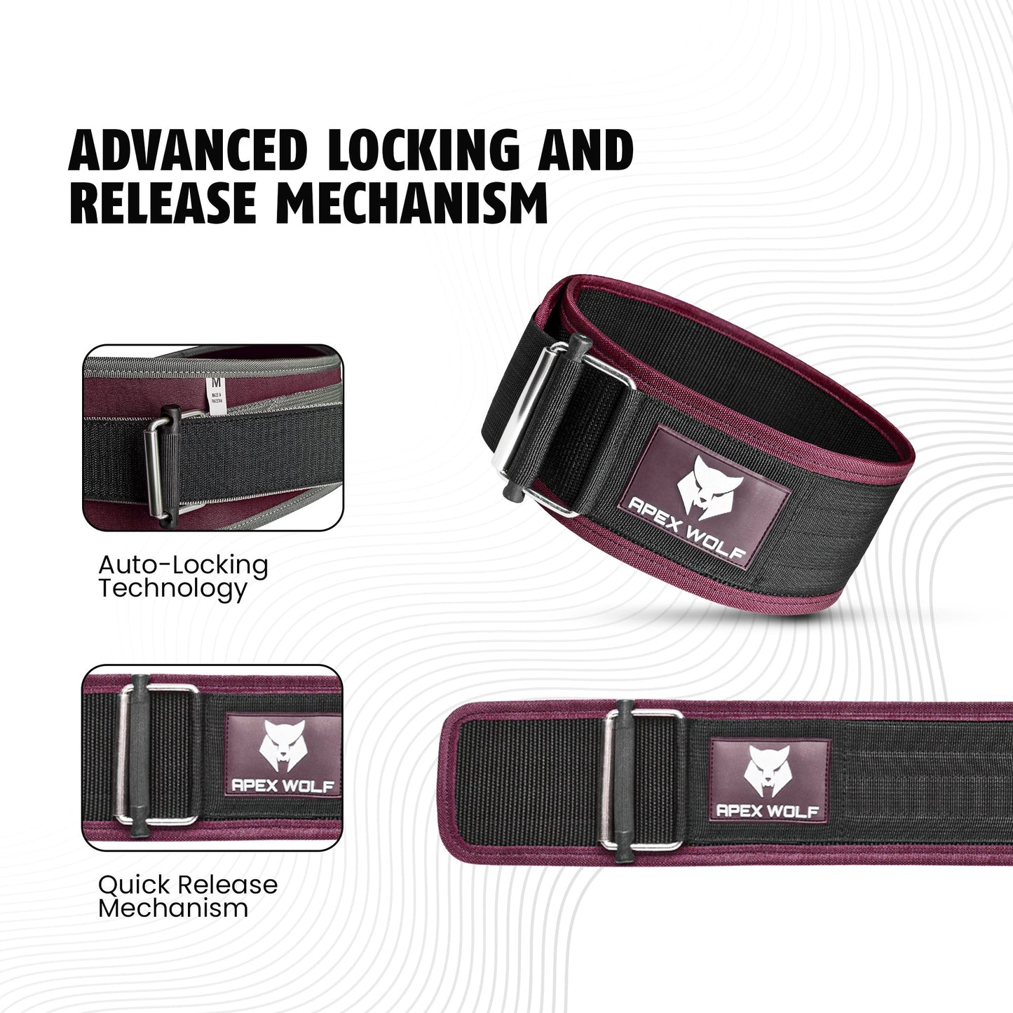 Stealth Flex Weightlifting Belt - Pink